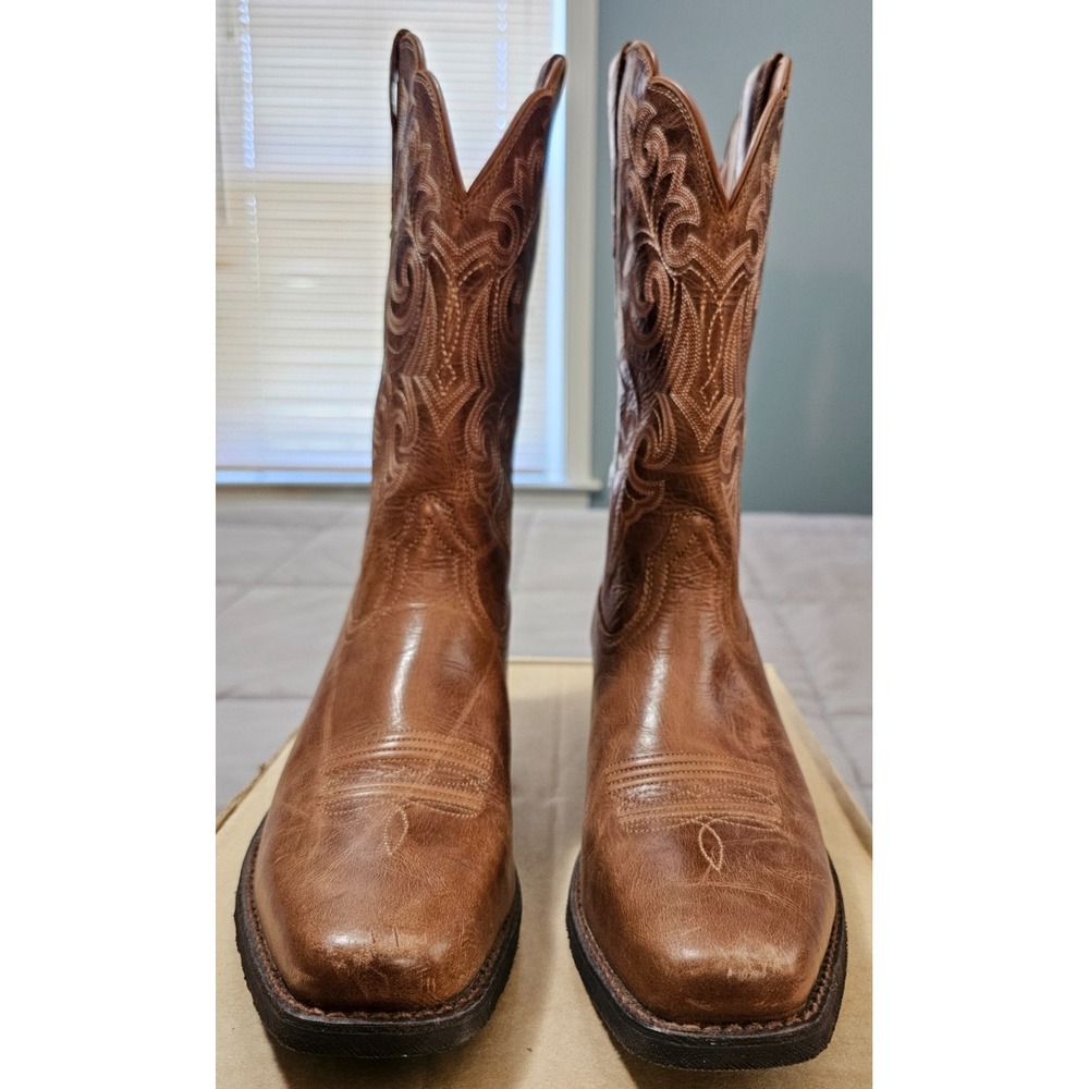 Ariat® (Women's 11 B) Round Up™ Performance Western Boots in Russet - $200 - Picture 3 of 12
